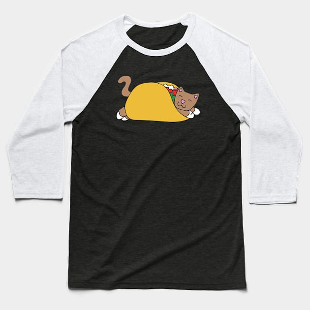 TACOCAT taco cat Baseball T-Shirt by bubbsnugg